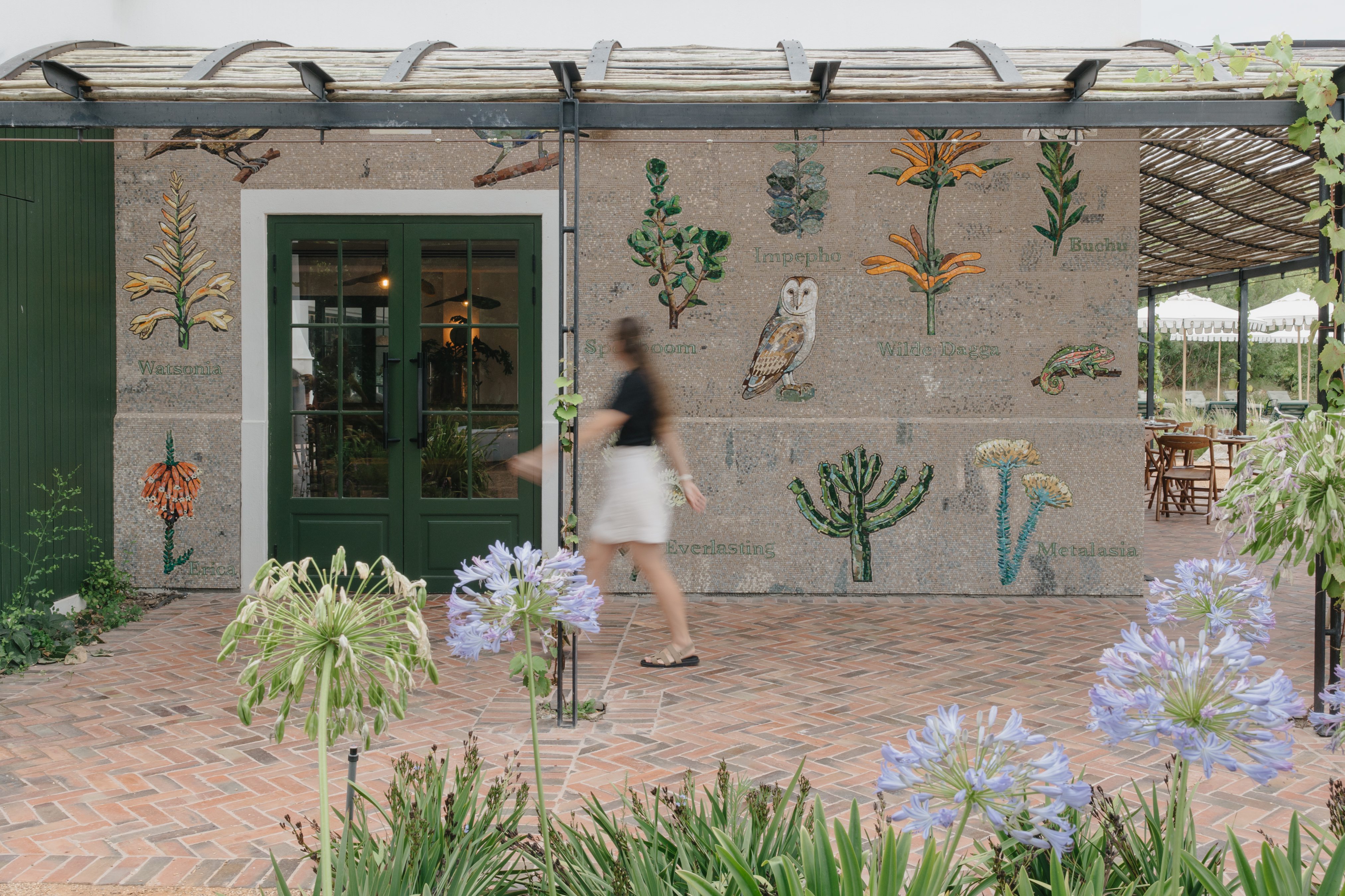 The Garden Wall at Spier Hotel